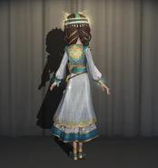 Shining Feather In-Game Model Back View.