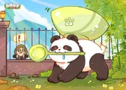 3rd Birthday of Wuwu Panda Artwork (Weibo)