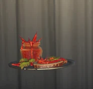 Appearance of Dish in Self Examination menu (front)