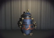 Easter Egg Carriage seen from the back view.