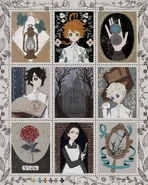 "A string telephone that connects Emma and Norman. Ray and Mama are also indispensable there." - TPN Crossover Artwork by haru (Twitter)