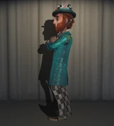 The Mad Hatter In-Game Model Left-Side View.