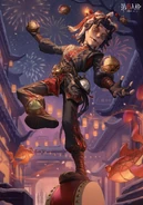 "Under the New Year fireworks, his dream of the dragon dance is about to come true with the wishes for a prosperous and bountiful new year!" - Rain Pearl and Dragon Lamp Package Poster by 野蜂-C (Twitter)