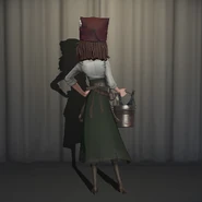 Barmaid In-Game Model Back View