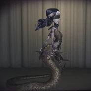 Yidhra (with her Follower) Worn Clothes In-Game Model Right-Side View