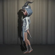 Peacock Dance In-Game Model Left View.