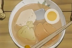 Fox Oden from the xxxHOLiC anime, what this dish is based on