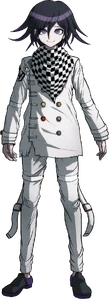 Kokichi Oma from the Danganronpa V3 game, who this costume is based on