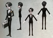 Banquet Butler Concept Art from the Official Japanese Art Book