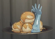 Back view of the dish