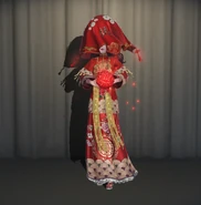 Nie Moli In-Game Model Front View.