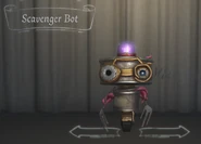 Scavenger Bot In-Game Model Front View.