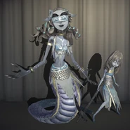 Moon Servant In-Game Model Front View.