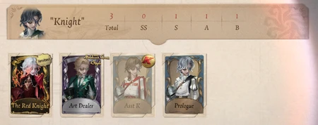 Asst K in "Knight"'s Collect Illustrations Menu.