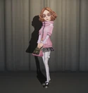 Haru Okumura In-Game Model Front View.