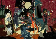 "Night is falling, are you ready to unveil the truth?" - 2025 Halloween Chinese Artwork (Weibo)