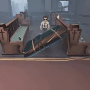 Seal of Infamy effect when vaulting over obstacles.