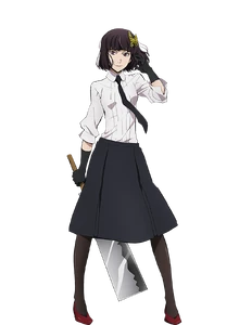 Akiko Yosano from Bungo Stray Dogs, who this costume is based on