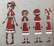 Xmas Ensemble Concept Art from the Official Japanese Art Book