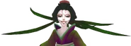 Geisha's face without mask