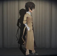Osamu Dazai In-Game Model Right-Side View