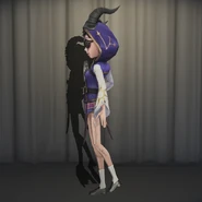 "Reversed" Old In-Game Model Left View.