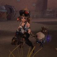 Demi dancing while crouching via the drink glitch.