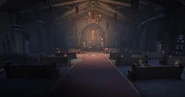 Inside Red Church Halloween Concept Art