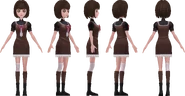 Model Render by @oletusarchives of Mayu Amakura, the sister whose appearance the euphoria takes on