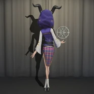 "Reversed" Old In-Game Model Back View.