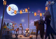 Reunion tonight to enjoy the moon~ Detectives, Happy Mid-Autumn Festival by 不贰 RAY (Weibo)