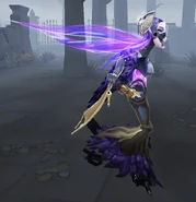 Eternal Aurora Prajna Form In-Game Model Right-Side View
