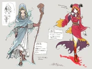 Global 4th Anniversary Concept Art for Seer and Priestess by @4kiyan (Twitter)