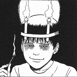 Souichi Tsujii from Junji Ito, which this costume is based on