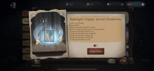 A Nightingale's Singing deal's contents