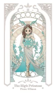 Arcana Series Tarot Card The High Priestess Artwork by @ZRe00