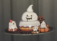 Front view of the dish