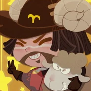 Portrait - Horoscope Aries Cowboy HD Full Art
