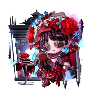 Miss Pomegranate Plate Chibi Artwork (WeChat)