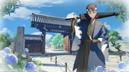 "This is a police investigation!...Sorry, I just wanted to say that. The proof that the Shinsengumi protected the area is still here today." - Journey to the Ancient Capital of Kyoto in Minazuki Merchandise Countdown 4 Days Artwork (Twitter)