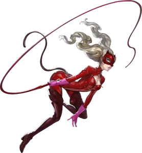 Ann Takamaki in her PANTHER outfit, which this costume is based on