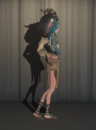Leaping Gazelle In-Game Model Right-Side View