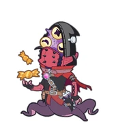 2020 Halloween Illustration with The Feaster in Exorcist's outfit (Weibo, Twitter)