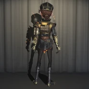 Sagittarius In-Game Model Back View