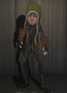 Mercenary Rolls 4-Sided Dice Emote