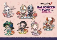 Sweets Paradise Halloween Cafe Merchandise Artwork by @kurokuma824 (Twitter)