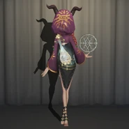 Playing Chinese Lute in the Appearance Menu