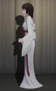 Sae Kurosawa In-Game Model Left-Side View.