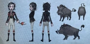 Knave of Hearts Concept Art from the official Identity V Japanese Reference Book