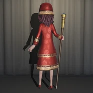 The Young Master In-Game Model Back View.